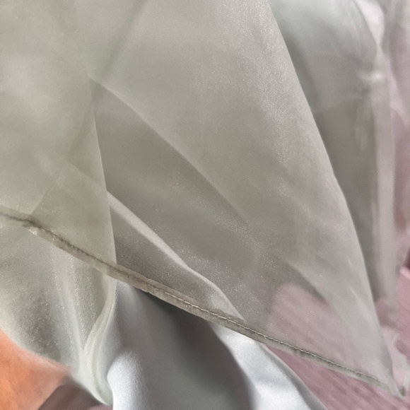 Retro 2000s Olive Green Midi Dress.Spaghetti Straps. Prom, wedding, garden party - Picture 12 of 12